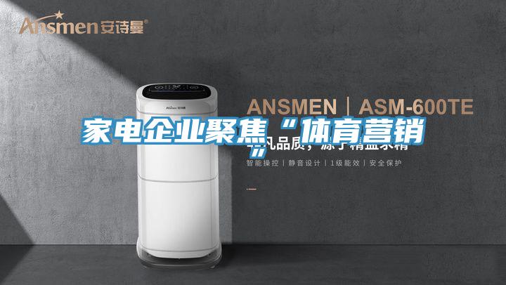 家電企業(yè)聚焦“體育營銷”
