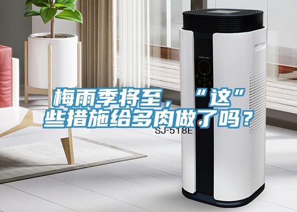 梅雨季將至，“這”些措施給多肉做了嗎？