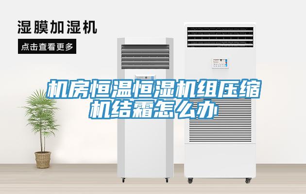 機(jī)房恒溫恒濕機(jī)組壓縮機(jī)結(jié)霜怎么辦