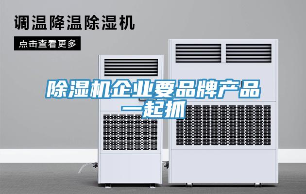 除濕機(jī)企業(yè)要品牌產(chǎn)品一起抓