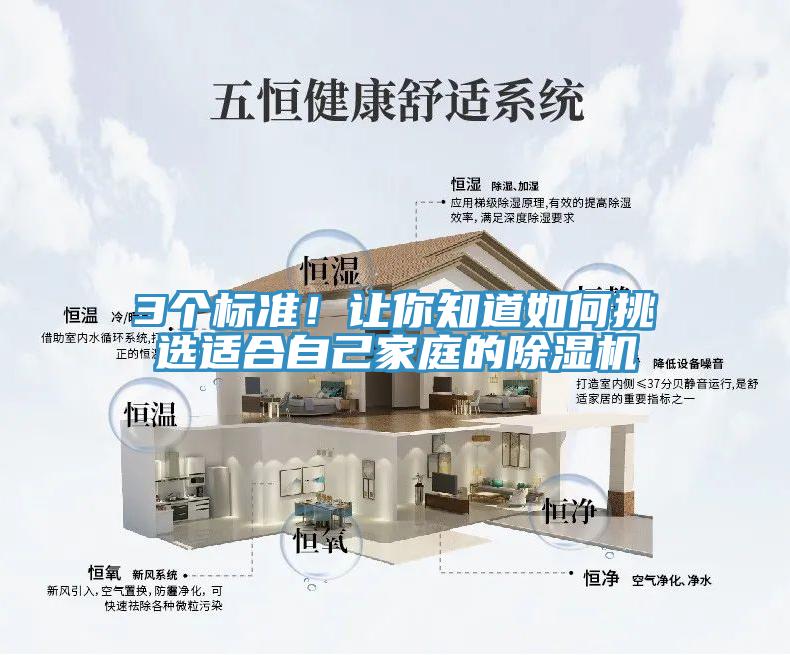 3個(gè)標(biāo)準(zhǔn)！讓你知道如何挑選適合自己家庭的除濕機(jī)