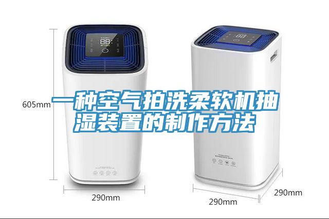 一種空氣拍洗柔軟機(jī)抽濕裝置的制作方法