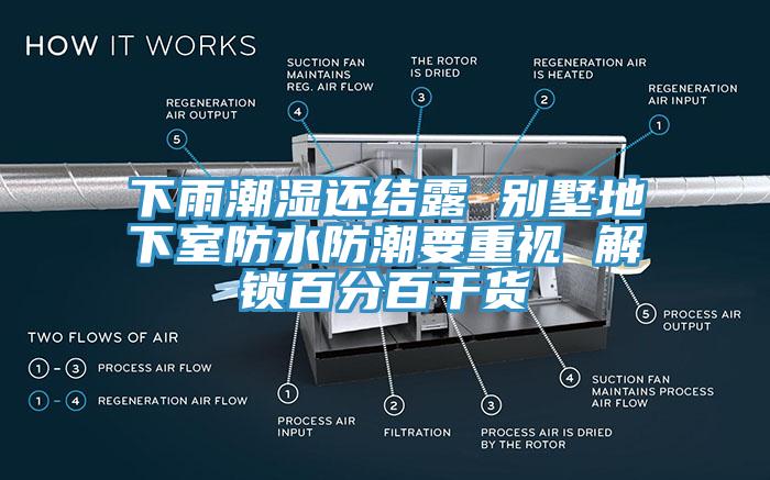 下雨潮濕還結(jié)露 別墅地下室防水防潮要重視 解鎖百分百干貨