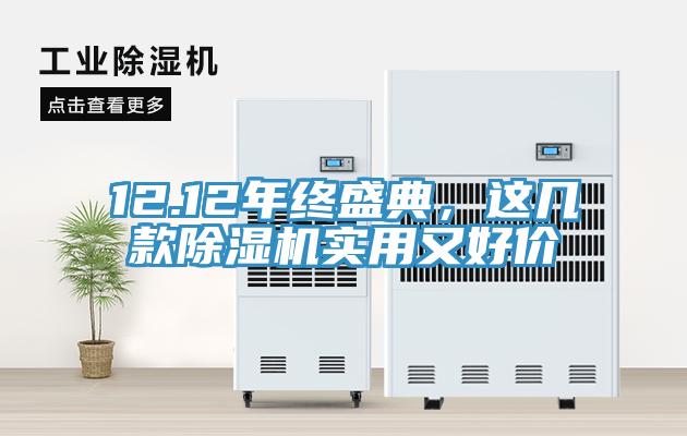 12.12年終盛典，這幾款除濕機實用又好價