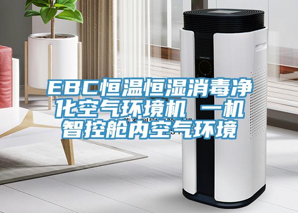 EBC恒溫恒濕消毒凈化空氣環(huán)境機 一機智控艙內空氣環(huán)境