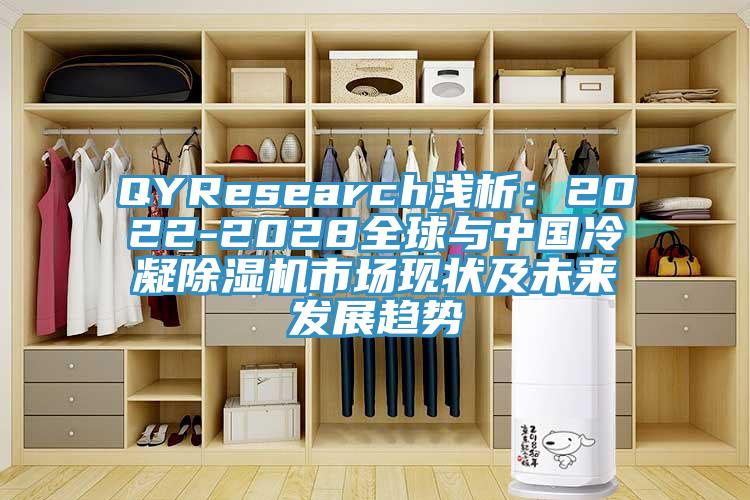 QYResearch淺析：2022-2028全球與中國冷凝除濕機(jī)市場現(xiàn)狀及未來發(fā)展趨勢