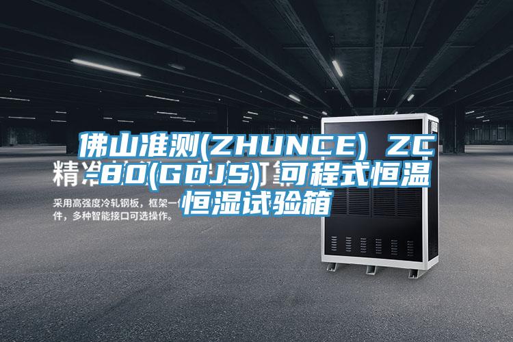 佛山準(zhǔn)測(ZHUNCE) ZC-80(GDJS) 可程式恒溫恒濕試驗箱