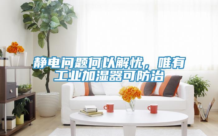 靜電問題何以解憂，唯有工業(yè)加濕器可防治