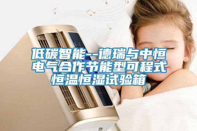 低碳智能--德瑞與中恒電氣合作節(jié)能型可程式恒溫恒濕試驗(yàn)箱