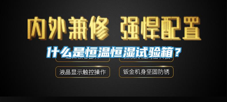 什么是恒溫恒濕試驗(yàn)箱？