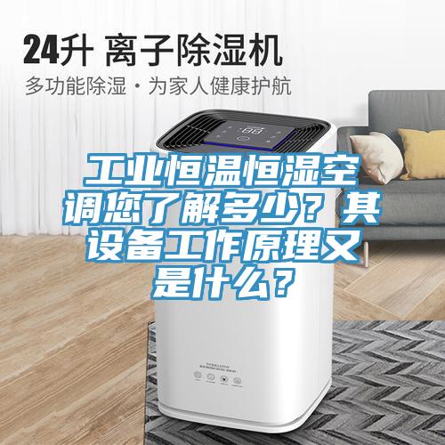 工業(yè)恒溫恒濕空調您了解多少？其設備工作原理又是什么？