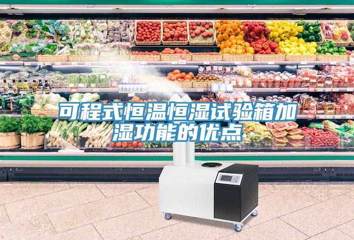 可程式恒溫恒濕試驗(yàn)箱加濕功能的優(yōu)點(diǎn)