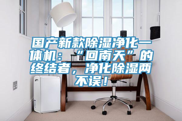 國產(chǎn)新款除濕凈化一體機(jī)：“回南天”的終結(jié)者，凈化除濕兩不誤！