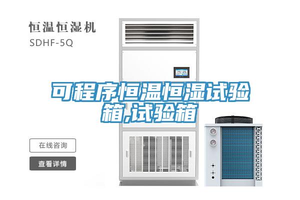 可程序恒溫恒濕試驗箱,試驗箱