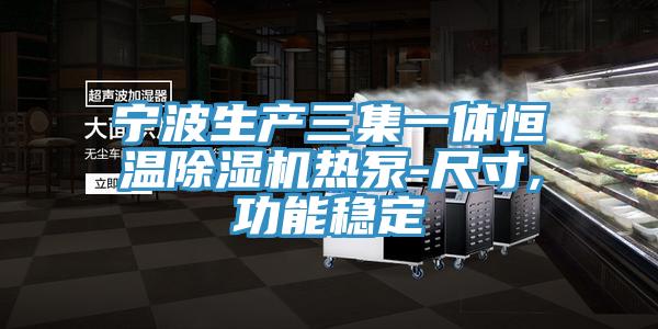 寧波生產三集一體恒溫除濕機熱泵-尺寸,功能穩(wěn)定