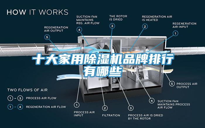 十大家用除濕機品牌排行有哪些