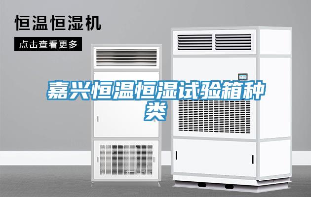 嘉興恒溫恒濕試驗箱種類