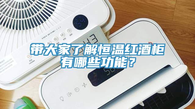 帶大家了解恒溫紅酒柜有哪些功能？