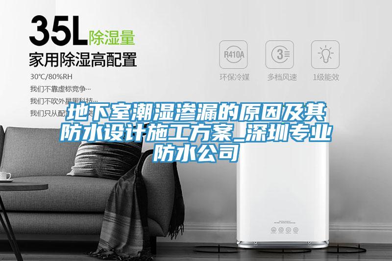 地下室潮濕滲漏的原因及其防水設(shè)計施工方案_深圳專業(yè)防水公司