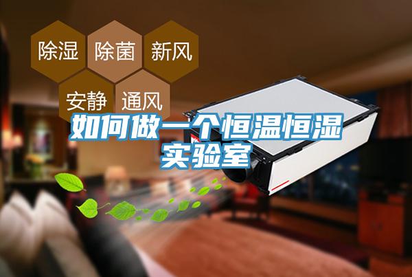如何做一個(gè)恒溫恒濕實(shí)驗(yàn)室