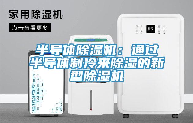 半導(dǎo)體除濕機(jī)：通過半導(dǎo)體制冷來除濕的新型除濕機(jī)