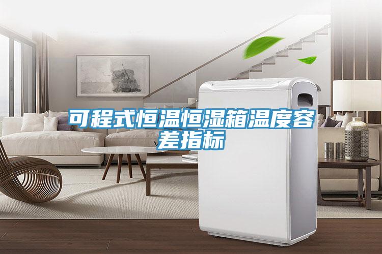 可程式恒溫恒濕箱溫度容差指標(biāo)