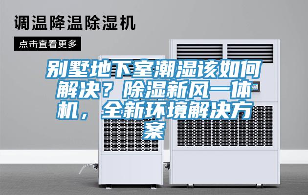 別墅地下室潮濕該如何解決？除濕新風(fēng)一體機(jī)，全新環(huán)境解決方案