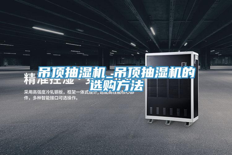 吊頂抽濕機(jī)_吊頂抽濕機(jī)的選購(gòu)方法