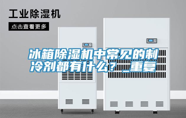 冰箱除濕機(jī)中常見的制冷劑都有什么？_重復(fù)