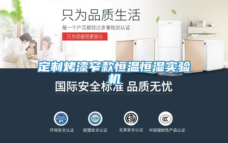 定制烤漆窄款恒溫恒濕實驗機