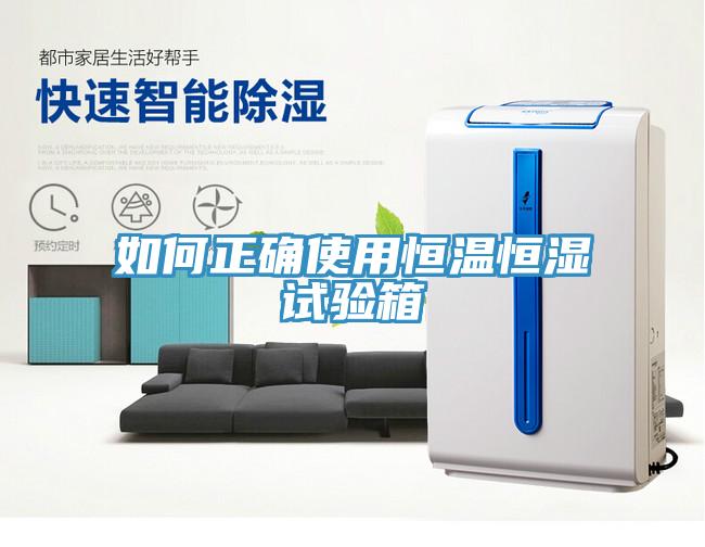 如何正確使用恒溫恒濕試驗(yàn)箱