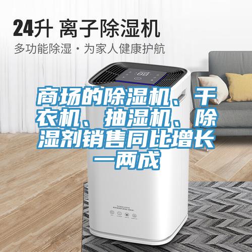 商場的除濕機(jī)、干衣機(jī)、抽濕機(jī)、除濕劑銷售同比增長一兩成