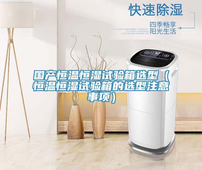 國(guó)產(chǎn)恒溫恒濕試驗(yàn)箱選型（恒溫恒濕試驗(yàn)箱的選型注意事項(xiàng)）