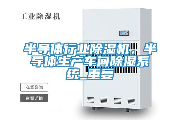 半導(dǎo)體行業(yè)除濕機(jī)，半導(dǎo)體生產(chǎn)車間除濕系統(tǒng)_重復(fù)