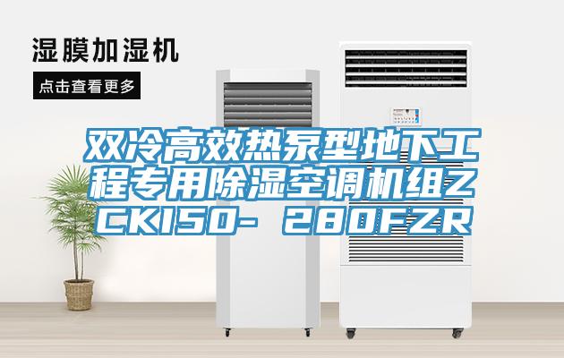 雙冷高效熱泵型地下工程專用除濕空調(diào)機(jī)組ZCKI50- 280FZR