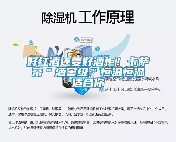 好紅酒還要好酒柜！卡薩帝＂酒窖級(jí)＂恒溫恒濕適合你