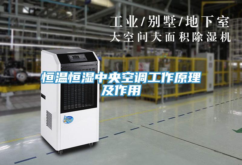 恒溫恒濕中央空調(diào)工作原理及作用