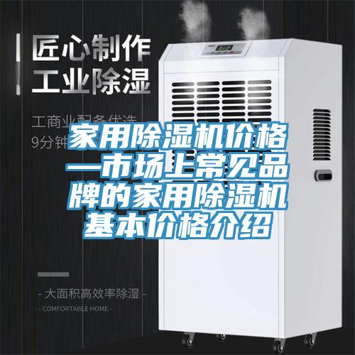 家用除濕機(jī)價(jià)格—市場(chǎng)上常見品牌的家用除濕機(jī)基本價(jià)格介紹