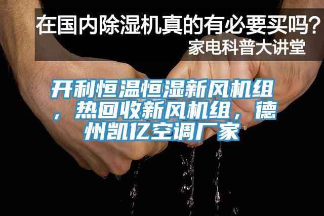 開利恒溫恒濕新風(fēng)機(jī)組，熱回收新風(fēng)機(jī)組，德州凱億空調(diào)廠家
