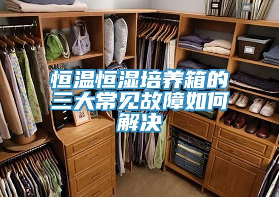 恒溫恒濕培養(yǎng)箱的三大常見故障如何解決