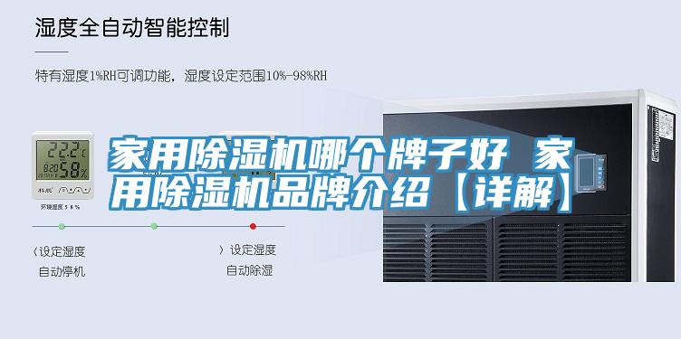 家用除濕機哪個牌子好 家用除濕機品牌介紹【詳解】