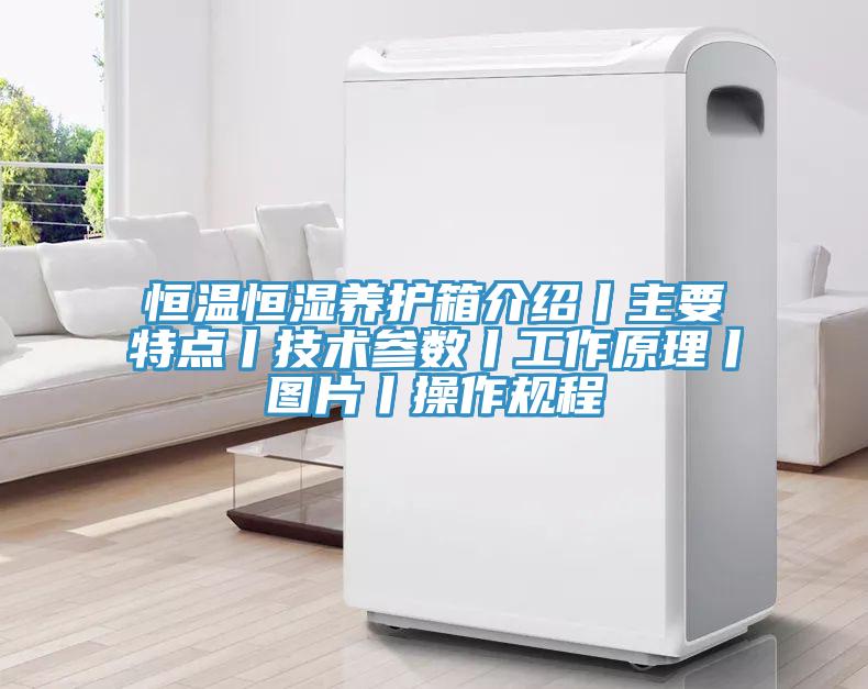 恒溫恒濕養(yǎng)護箱介紹丨主要特點丨技術(shù)參數(shù)丨工作原理丨圖片丨操作規(guī)程