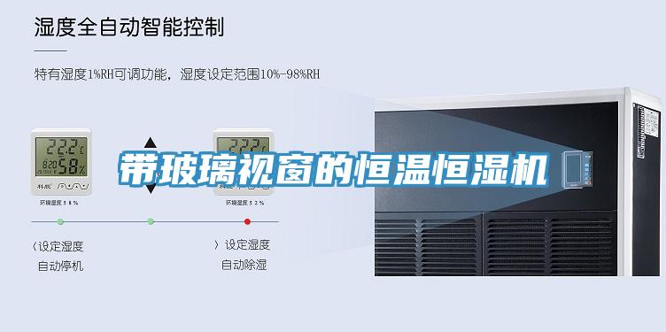 帶玻璃視窗的恒溫恒濕機(jī)