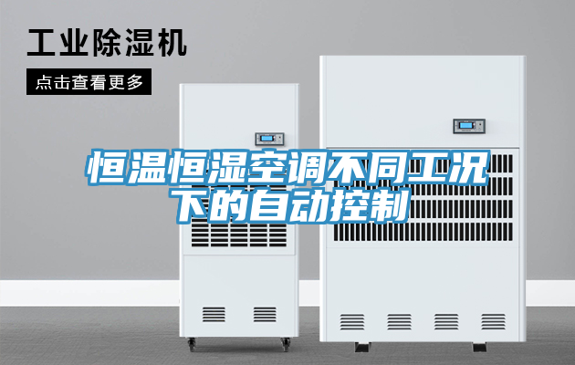 恒溫恒濕空調(diào)不同工況下的自動(dòng)控制