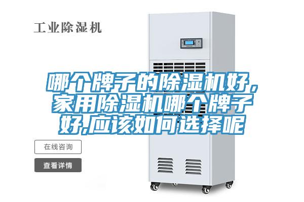 哪個(gè)牌子的除濕機(jī)好，家用除濕機(jī)哪個(gè)牌子好,應(yīng)該如何選擇呢
