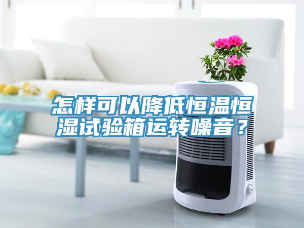 怎樣可以降低恒溫恒濕試驗(yàn)箱運(yùn)轉(zhuǎn)噪音？
