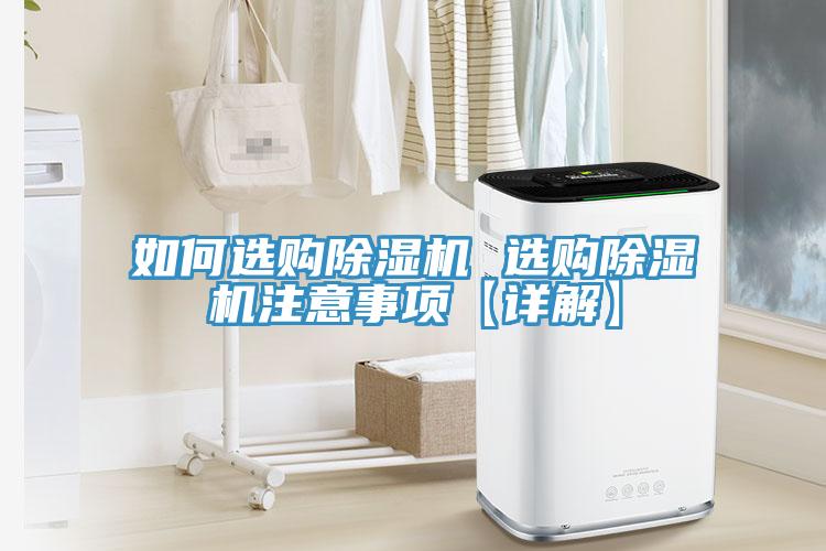如何選購除濕機 選購除濕機注意事項【詳解】