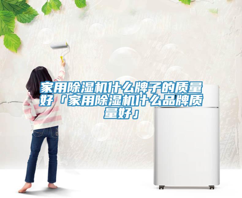 家用除濕機(jī)什么牌子的質(zhì)量好「家用除濕機(jī)什么品牌質(zhì)量好」