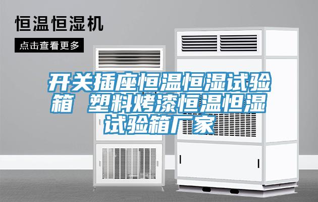 開關(guān)插座恒溫恒濕試驗(yàn)箱 塑料烤漆恒溫怛濕試驗(yàn)箱廠家