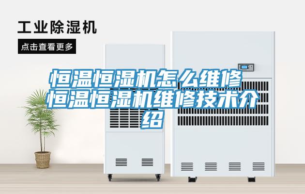 恒溫恒濕機(jī)怎么維修 恒溫恒濕機(jī)維修技術(shù)介紹